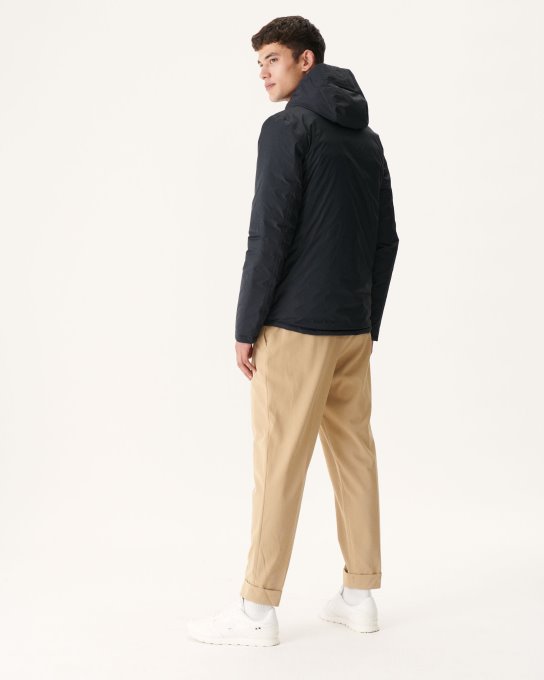 Jott New In Noir Piumino Reversibile Con Cappuccio Bergen