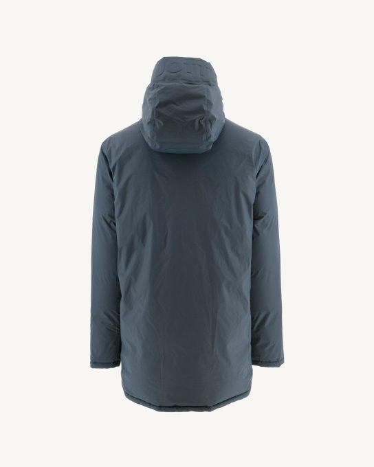 Piumino Reversibile Con Cappuccio Blu/marino Freddo Estremo Toronto Jott New In