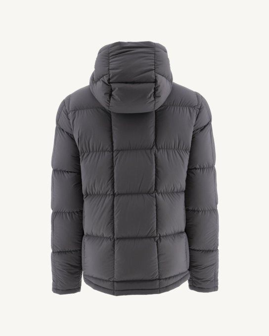 Jott New In Noir/antracite Piumino Reversibile Con Cappuccio Per Freddo Estremo Aspen