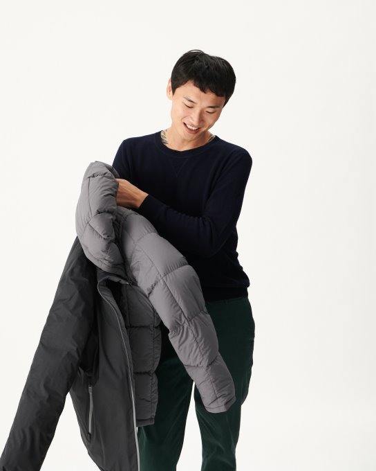 Jott New In Noir/antracite Piumino Reversibile Con Cappuccio Per Freddo Estremo Aspen