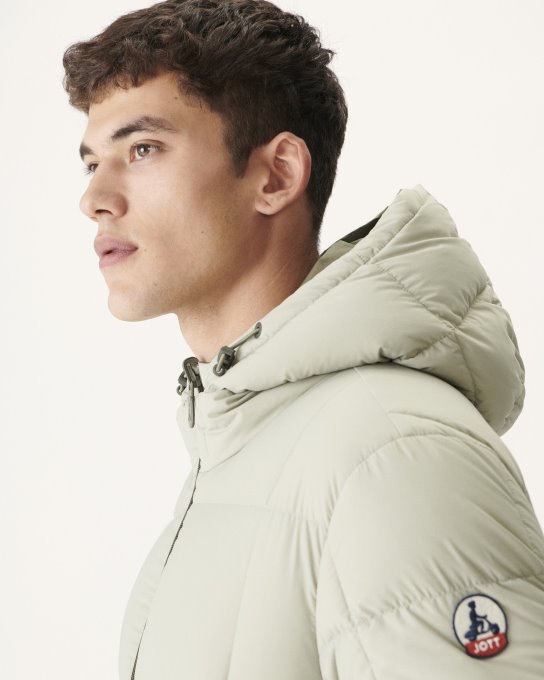 Jott New In Army/sauge Piumino Reversibile Con Cappuccio Per Freddo Estremo Pioppo