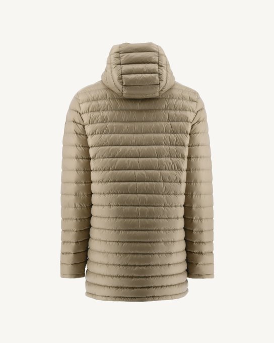 Piumino Leggero Reversibile Militare/beige Amsterdam Jott New In