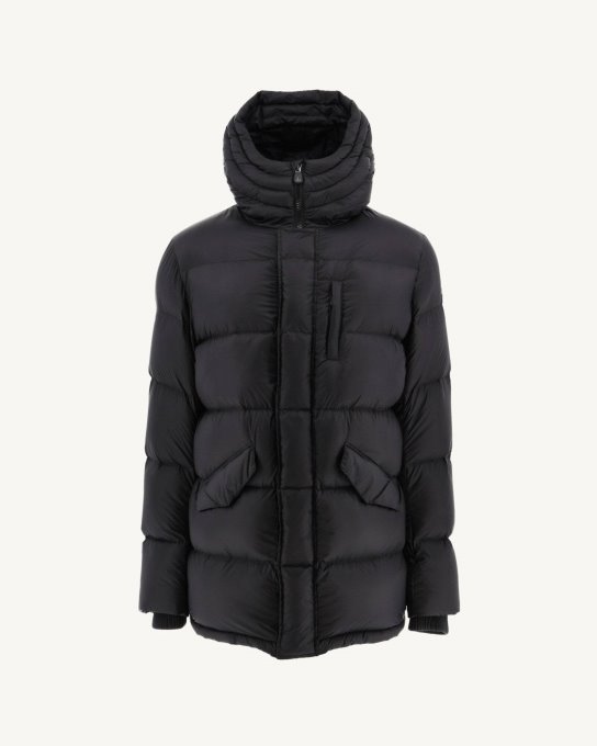 Piumino Nero Con Cappuccio Per Il Freddo Estremo Dakhla Jott New In