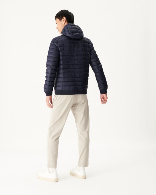 Jott New In Piumino Marino Con Cappuccio Colin