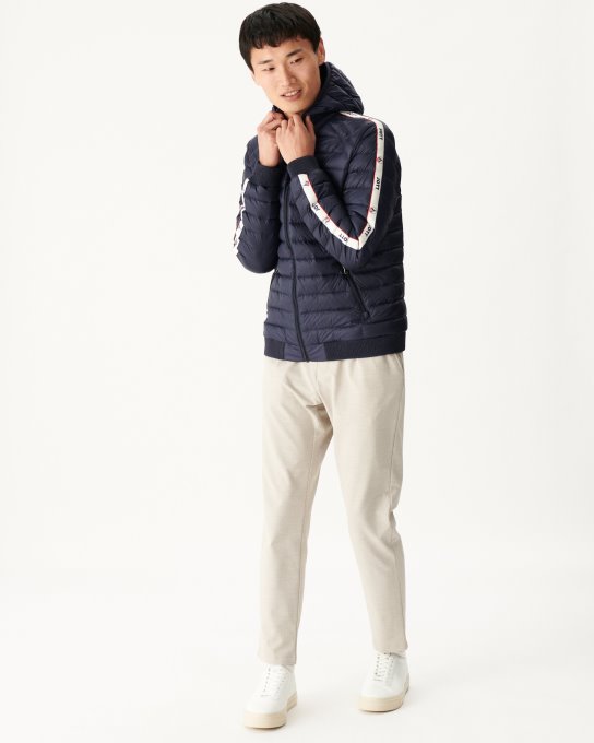 Jott New In Piumino Marino Con Cappuccio Colin