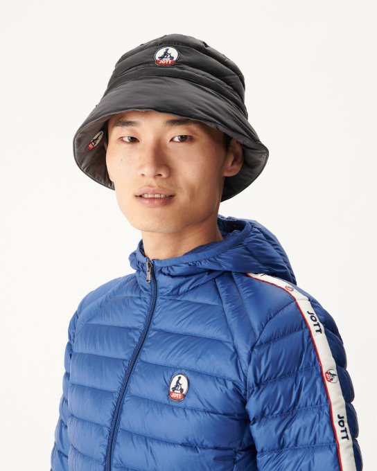 Piumino In Denim Scuro Con Cappuccio Colin Jott New In