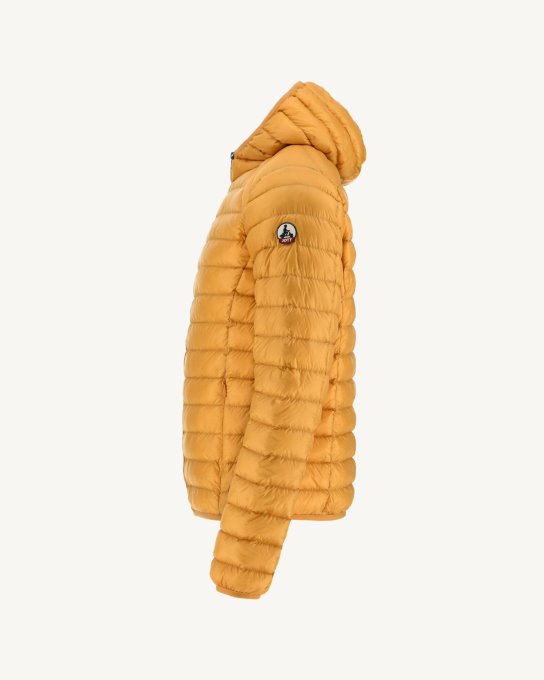 Jott New In Piumino Leggero Con Cappuccio Moutarde Nico