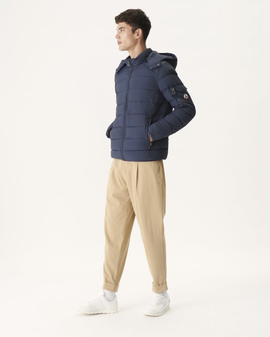 Piumino Marino Con Cappuccio Per Il Freddo Estremo Adrien Jott New In