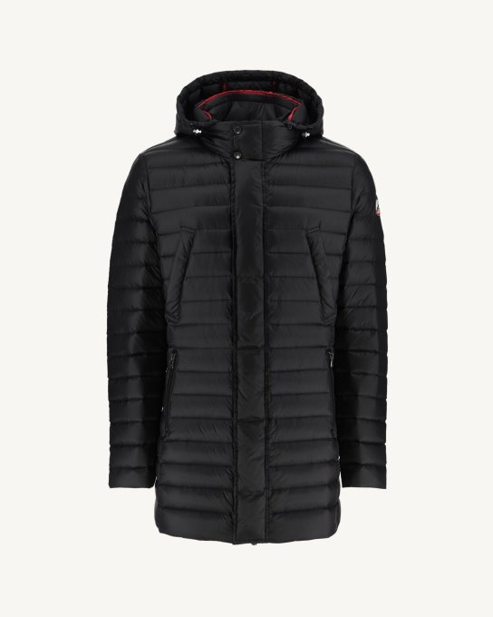 Piumino Noir Light Con Cappuccio Florent Jott New In