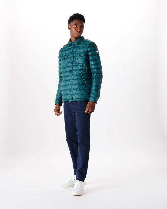 Piumino Leggero Vert Fonce Cris Jott New In