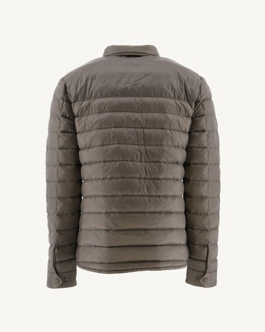 Jott New In Taupe Cris Piumino Leggero Con Collo A Camicia