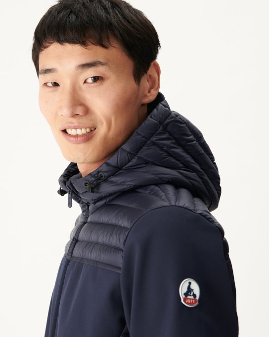 Piumino Marino Con Cappuccio Paco Jott New In