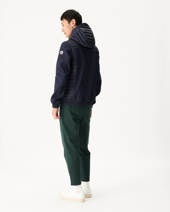 Piumino Marino Con Cappuccio Paco Jott New In