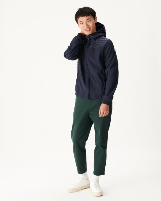 Piumino Marino Con Cappuccio Paco Jott New In