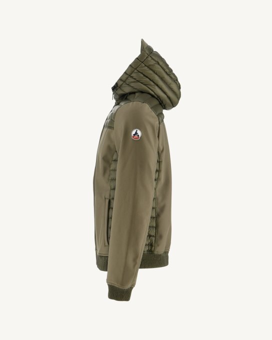 Jott New In Piumino Militare Con Cappuccio Paco