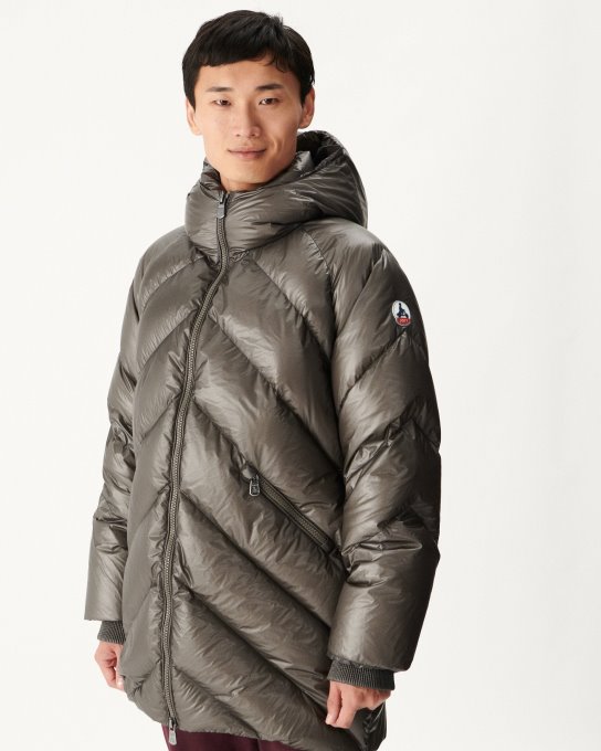 Jott Nuovo In Antracite Freddo Estremo Piumino Con Cappuccio Blaze