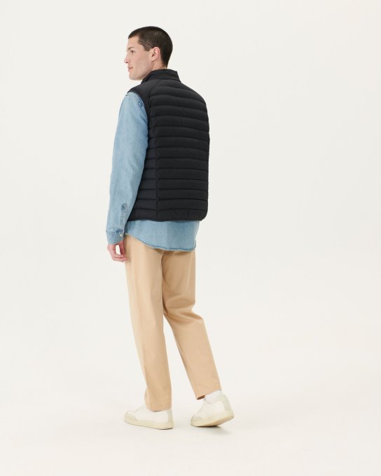 Jott New In Piumino Senza Maniche Elasticizzato Nero Arafo