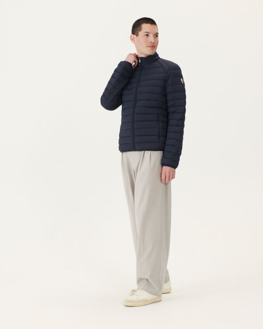 Jott New In Piumino Elasticizzato Leggero Navy Aragon