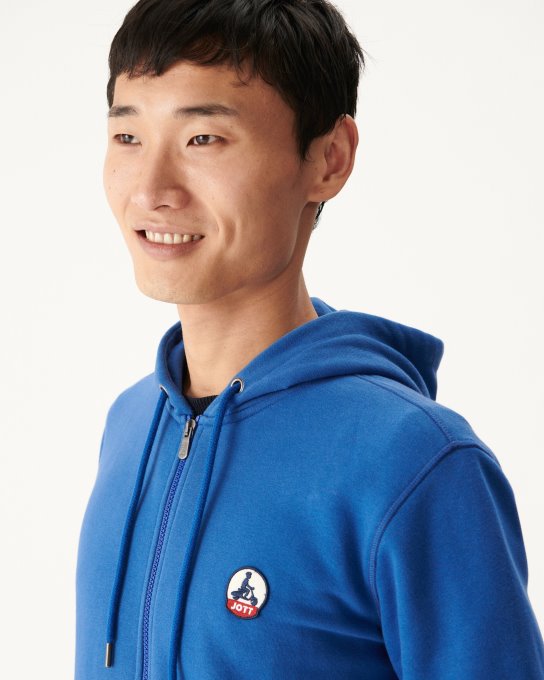 Felpa Con Cappuccio In Denim Scuro Mexico Jott New In