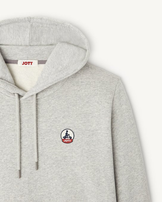 Felpa Con Cappuccio Gris Chine Mataro Jott New In