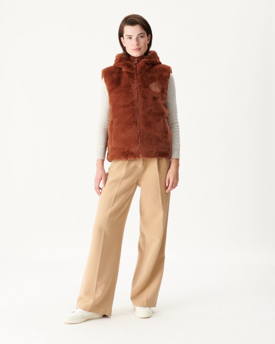 Jott Nuovo In Estremo Freddo Piumino Reversibile Caramello Daria