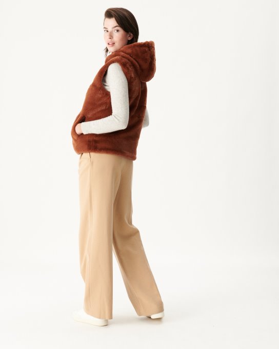 Jott Nuovo In Estremo Freddo Piumino Reversibile Caramello Daria