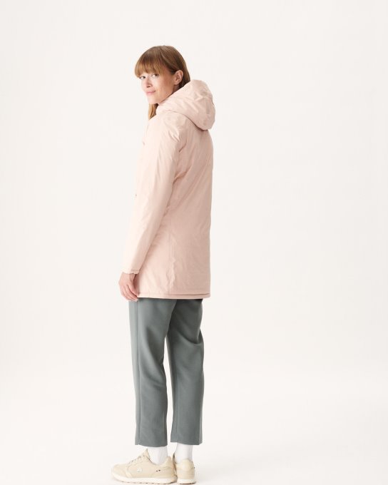 Piumino Leggero Reversibile Rosa Pallido/melanzana Moscou Jott New In