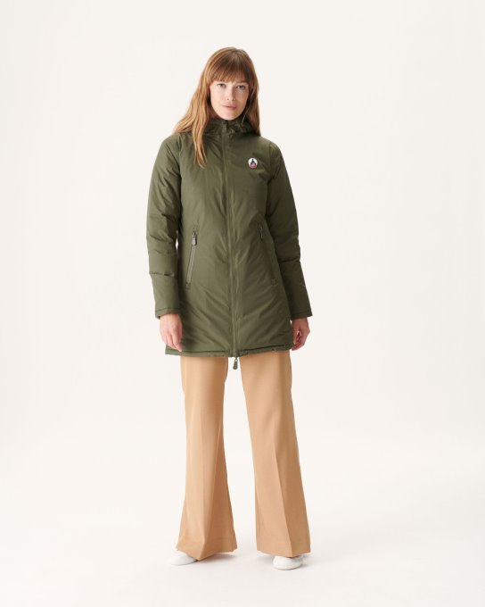 Piumino Leggero Reversibile Militare/beige Moscou Jott New In