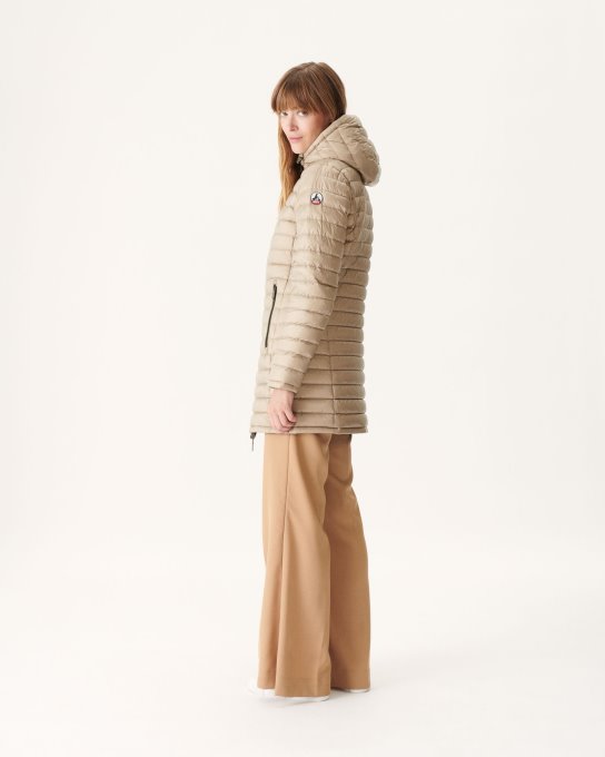 Piumino Leggero Reversibile Militare/beige Moscou Jott New In