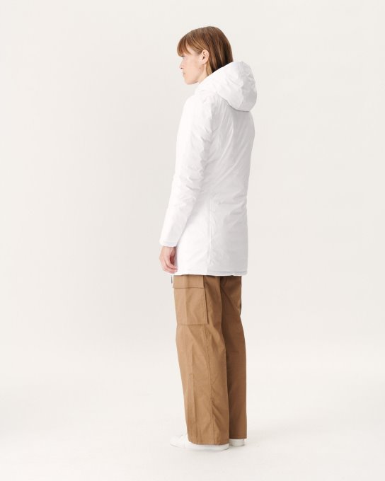 Jott New In Piumino Leggero Reversibile Blanc/marine Moscou