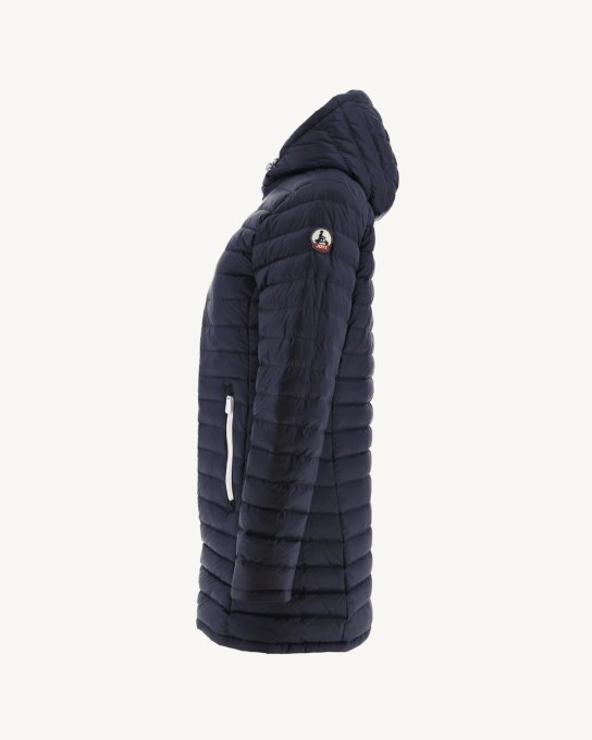 Jott New In Piumino Leggero Reversibile Blanc/marine Moscou