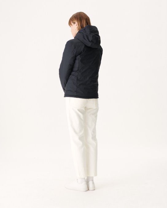 Jott New In Piumino Reversibile Noir/rose Pale Vienna