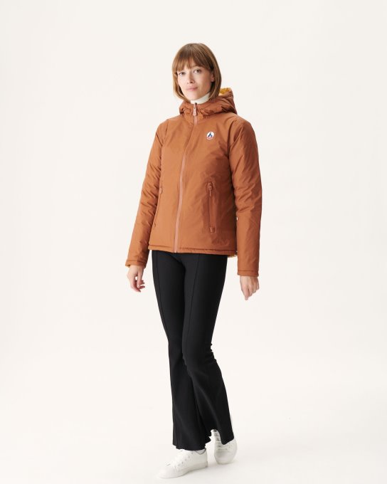 Piumino Reversibile Caramello/moutarde Vienna Jott New In