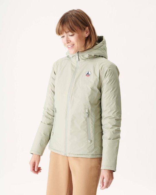 Jott New In Piumino Reversibile Sauge/army Vienna