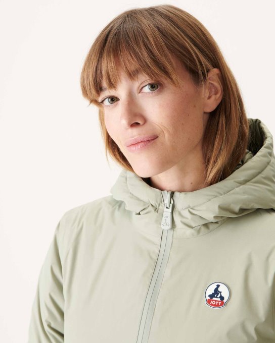 Jott New In Piumino Reversibile Sauge/army Vienna