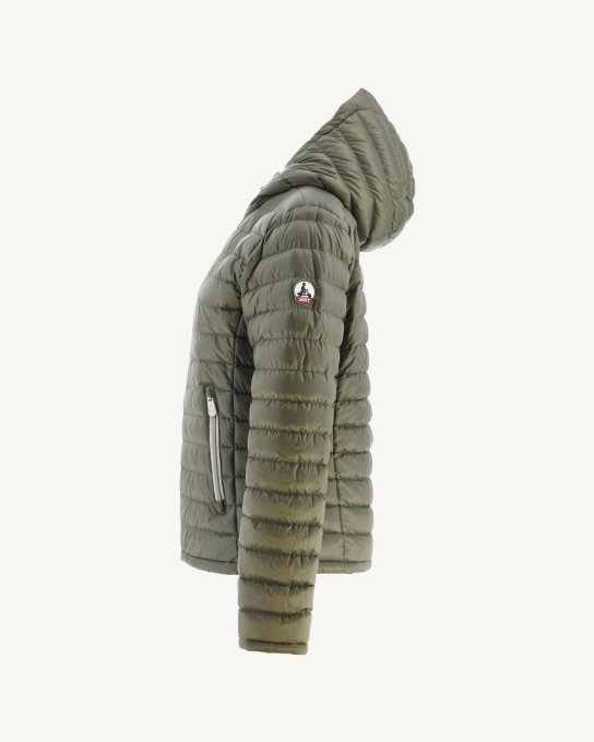 Jott New In Piumino Reversibile Sauge/army Vienna