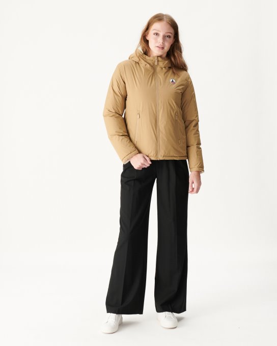 Jott Nuovo In Estremo Freddo Piumino Reversibile Beige/ecru Victoria