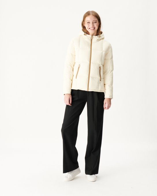 Jott Nuovo In Estremo Freddo Piumino Reversibile Beige/ecru Victoria