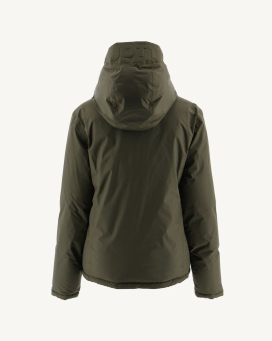 Piumino Reversibile Per Freddo Estremo Army/sauge Victoria Jott New In