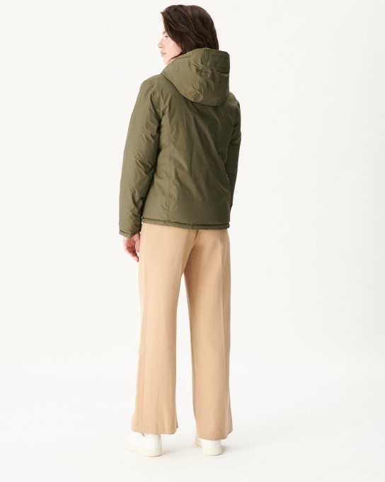 Piumino Reversibile Per Freddo Estremo Army/sauge Victoria Jott New In