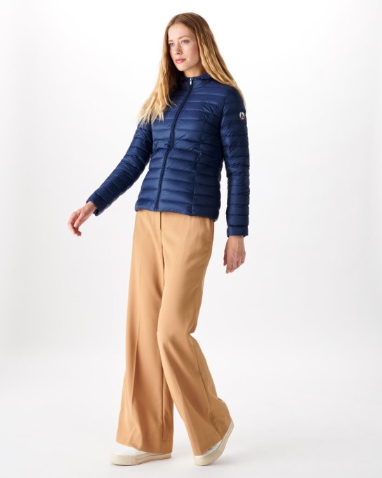 Jott New In Piumino Leggero Con Cappuccio Blu Abysse Cloe