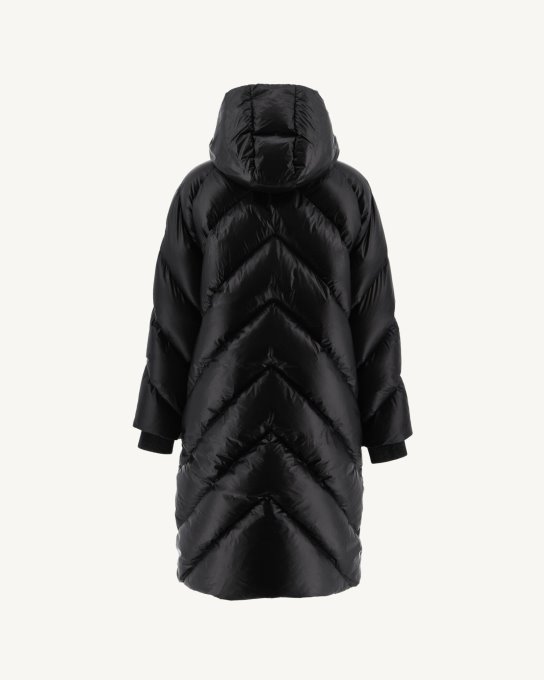 Piumino Lungo Con Cappuccio Per Il Freddo Estremo Noir Comet Jott New In