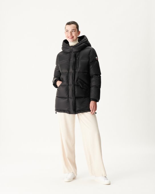 Piumino Noir Estremo Freddo Delhi Con Cappuccio Jott New In