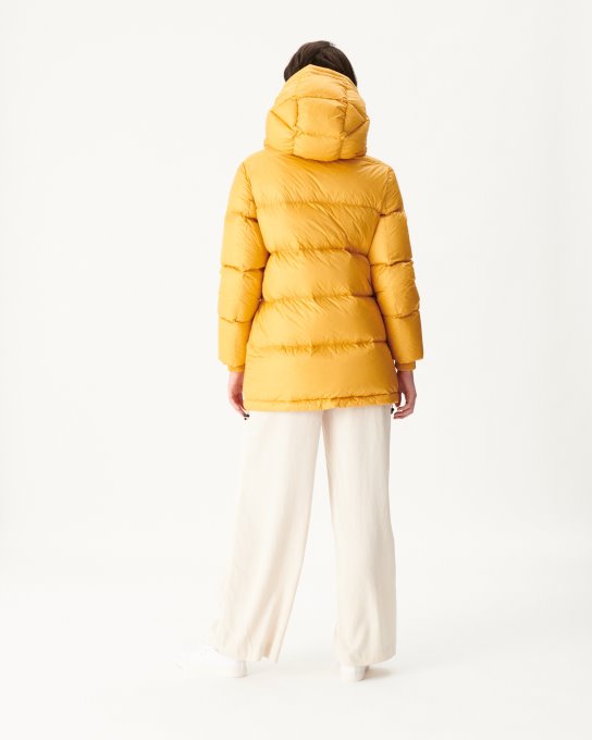 Jott New In Moutarde Piumino Con Cappuccio Delhi Per Il Freddo Estremo