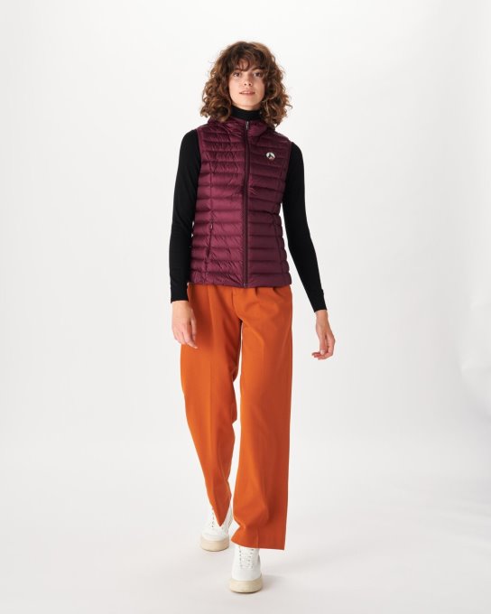 Piumino Leggero Smanicato Melanzana Mali Jott New In