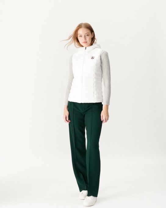 Piumino Leggero Smanicato Blanc Mali Jott New In