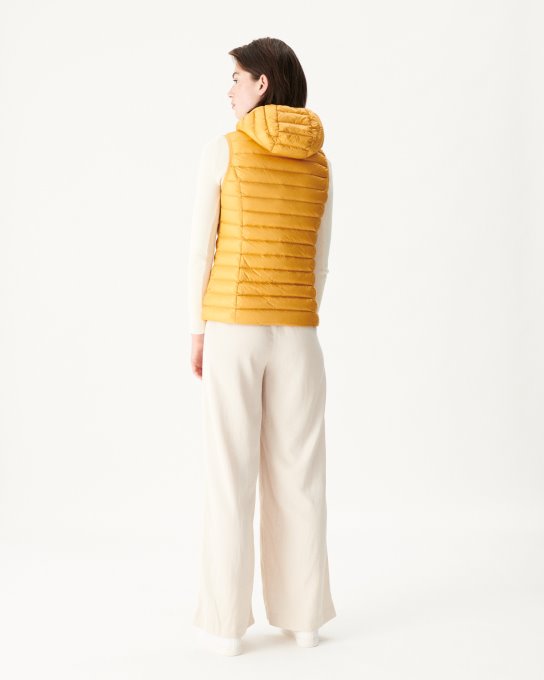 Jott New In Piumino Leggero Smanicato Moutarde Mali