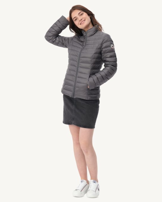 Jott New In Piumino Leggero Antracite Cha