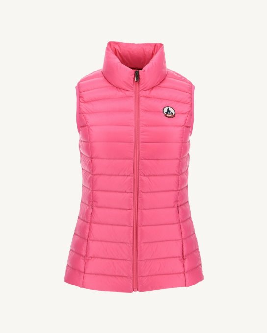 Piumino Leggero Smanicato Rosa Seda Jott New In