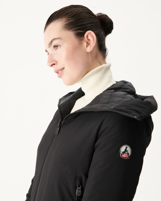 Jott New In Piumino Con Cappuccio Noir Siberie
